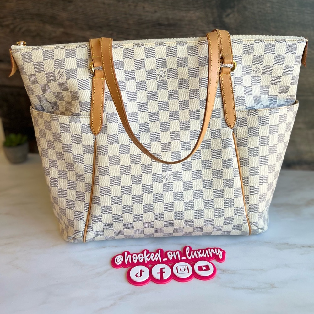 SOLD XPosted Authentic Louis Vuitton Totally GM Damier Azur Extra Large Handbag